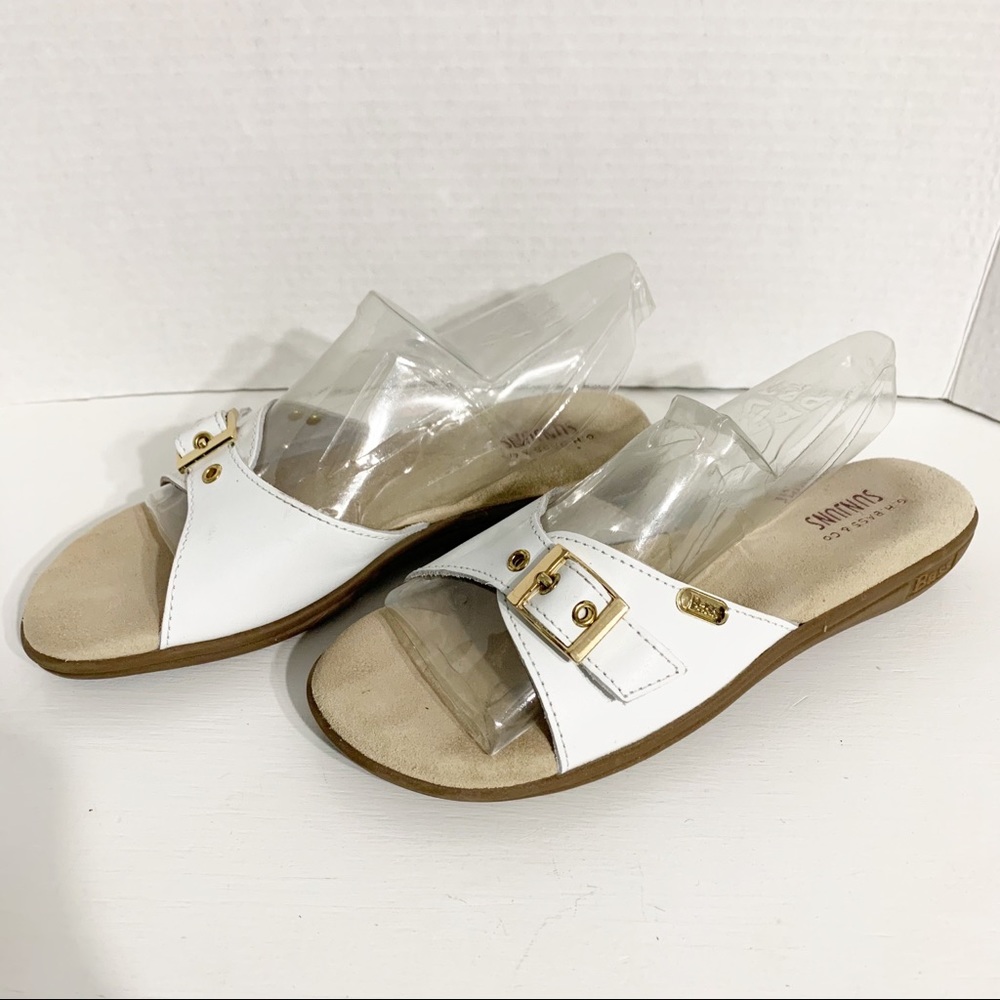 Bass Sunjuns Mandy Design Slip On Sandals Buckle